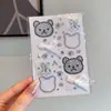 Pegatinas de Corazón con Lazo de Pedrería de Dibujos Animados para Niñas, Maquillaje para Actuaciones Escénicas, Pegatinas Faciales 3D