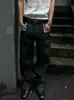 Calça jeans masculina retro americana, marca nova e moderna para primavera e outono de 2026, calça longa reta larga solta estilo ins high street