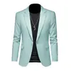 Nuevo Traje Casual para Hombre Talla Grande Traje Ajustado Chaqueta de Traje Vestido de Boda para Hombre Traje de Negocios Chaqueta Occidental Sencilla
