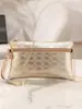 Bolsa de Mão Pequena em Couro Macio para Mulheres, Nova Bolsa Clutch da Moda, Clutch Leve para Compras, Padrão de Losango Trançado Embossado, Bolsa de Ombro Único Transversal