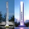 Placa de Aço Inoxidável para Fortificação Mental ao Ar Livre Sinalização de Área Cênica Placa Tridimensional Anticorrosiva Especial para Pontos Turísticos