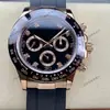 Reloj para Hombre Rolex Daytona Serie 40mm Multifuncional Cronógrafo Incrustado de Diamantes Mecánico Totalmente Automático Aliexpress