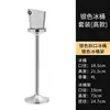 Cubo de Hielo Inclinado de Acero Inoxidable Cubo de Champán Europeo Cubo de Hielo para Bar KTV Cubo de Cerveza Vertical para el Hogar Adorno Decorativo