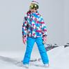 Conjunto de Dos Piezas de Algodón Cálido y Engrosado para Esquí y Snowboard para Niños y Niñas