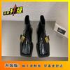Botines de Tobillo Planos de Nicho de Moda Estilo Coreano, Botas Martin, Botas Chelsea, Botines Cortos para Mujer de Nuevo Estilo Urbano 2025