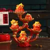 Deus da Fortuna Saco da Sorte Zodíaco Dragão Presente Criativo Presente de Inauguração Decoração de Mesa para Casa Ornamento Estilo Chinês Presente de Abertura