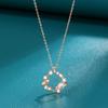 Collar de plata esterlina S925 corona planeta de ensueño esmalte de color deseo meteoro femenino nicho accesorios de alta gama una generación de cabello