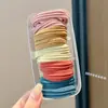 Prendedor de cabelo preto para rabo de cavalo alto para mulheres, altamente elástico e durável, não puxa nem deixa marcas no cabelo, faixa de cabelo, acessório de cabelo elástico
