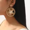 E13765 Pendientes de Flor de Rafia Tejida a Mano Transfronterizos con Diamantes y Perlas Estilo Resort Costero Pendientes Populares para Mujeres