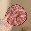 Elástico de Cabelo de Veludo Scrunchie Corda de Cabelo Suave para Mulheres 2026 Novo Estilo Elástico Não Danifica Florido