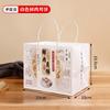 Caixa de Embalagem para Bolo da Lua de Carne Fresca, Pastel Estilo Chinês, Não Dobrável, Caixa de Embalagem para 4 Peças/6 Peças, Caixa de Papel Descartável à Prova de Óleo, Espessada