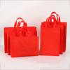 Bolsa de Compras de Tela No Tejida con Recubrimiento de Color Logotipo Personalizado Ecológica para Llevar Bolsa Tote Publicitaria para Capacitación Compras Personalización