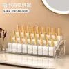 Soporte de Exhibición de Esmalte de Uñas de Múltiples Capas Escalera Plástico Transparente Estante de Almacenamiento de Esmalte de Uñas Estante de Almacenamiento de Cosméticos