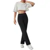Comercio Exterior Europeo y Americano Ropa de Mujer Estilo Primavera y Verano Pantalones Rectos Cintura Alta Yoga Fitness Deportivos Casuales Delgados Pierna Ancha Transfronterizo