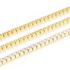 Fileira Horizontal de Zircônia em Forma de Marquise Corrente de Diamante com Garras Cobre Incrustado com Diamantes AAA Corrente de Zircônia Fabricante Ecológico Atacado Roupas Joias