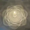 Lámpara de vela rosa LED de imitación Cristal Refracción de luz y sombra nueva lámpara de vela regalo creativo lámpara de utilería para vacaciones
