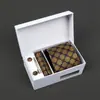 Nueva Caja de Regalo para Corbata de Hombre Transfronteriza con Bordado Jacquard, Stock Listo de Fábrica al por Mayor, Personalización de Logo, Empaque de Caja de Regalo de Alta Gama