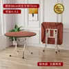 Fornecimento de Fábrica Mesa de Jantar Dobrável Simples Redonda Mesa Quadrada Mesa Redonda Grande Portátil Mesa de Jantar Dobrável Doméstica para Apartamento Pequeno