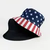 Gorra Copa del Mundo 2026 Bandera Americana Estrellas y Rayas Sombrero de Pescador Estrella Unisex Sombrero de Cubo Protector Solar para Exteriores