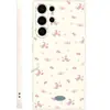 Funda Blanda de TPU con Patrón Floral Pequeño Estilo Pastoral para Samsung Galaxy S24 Ultra Carcasa Personalizada Anti-caídas