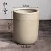Árvore da Fortuna e Planta Cobra de Cerâmica Vintage Respirável de Grão Grosso para Sala de Estar de Hospedagem, Liquidação Feita à Mão