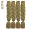 Peluca trenza sucia Hip Hop Color Africano Cabello trenzado alta temperatura peluca trenza sucia chica anime banda para el pelo degradado Cabello Seda