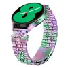 Adecuado para la Nueva Correa de Reloj de Acero Inoxidable de Siete Perlas Mariposa Bright para Samsung Galaxy Watch7/6/5/4 20mm