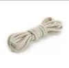 Corda de Algodão Cardado com Núcleo Branco Abrangente em Estoque, Corda de Mão, Acessórios para Cordão de Puxar, Artesanato com Cordão de Puxar