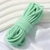 Alambre Hecho a Mano para DIY de 3 mm de Espesor, 5 m, Cuerda de Algodón Colorida para Pulsera, Collar, Cuerda de Honda, Correa, Accesorios V1030