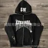 Moda Verano 2024 Nueva Sudadera con Capucha Estampado Transfronterizo Tendencia Nacional Tesoro Cremallera Cárdigan Camisa con Capucha Estampada