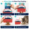 El exprimidor de bolsas de comida para gatos KineShineX es una herramienta para exprimir bolsas blandas de comida húmeda que ayuda a extraer fácilmente la comida restante para gatos.