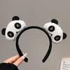 Faixa de Cabeça de Panda Feminina Foto de Viagem de Chengdu Check-in Grampo de Cabelo Faixa de Cabeça Zoológico Crianças Desenho Animado Engraçado Acessórios de Cabelo