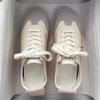 Zapatos de Entrenamiento Moral con Cordones Flats Zapatos Blancos para Mujer Primavera 2025 Nuevo Estilo Coreano Zapatillas Casuales Zapatos Deportivos para Estudiante para Mujer
