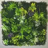Parede de plantas simulada 100*100, parede de plantas verdes tridimensional, decoração com flores e grama artificiais, fundo verde, parede popular da internet