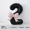 Globo de Papel de Aluminio con Número Rosa Perlado para el Primer Cumpleaños del Bebé, Decoración de Globos para Sesión de Fotos, Accesorios de Ambiente