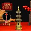 Alloy Wenchang Tower ornamentos 9 9 13 13 estudo de três andares decoração de mesa artesanato fabricantes atacado