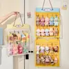Estante de Almacenamiento Transparente para Colgar Bolsas de Fieltro y Muñecas en la Pared Detrás de la Puerta, una Solución de Almacenamiento para Juguetes