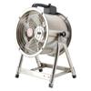 Ventilador de flujo axial portátil de acero inoxidable, extractor de humos industrial móvil, portátil, con soporte ajustable de varias velocidades.