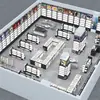 Gabinetes de Maquillaje Universales Personalizados, Nuevos Estantes de Exhibición de Maquillaje, Gabinetes de Exhibición de Mostrador de Maquillaje, Gabinetes de Exhibición, Soportes de Exhibición de Maquillaje