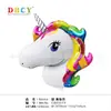 Caballo Unicorno de Cabeza Grande Caballo de Cabeza Grande Caballo del Zodiaco Globo Espacial Decoración de Cumpleaños Globo al por Mayor