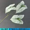 Taro Pequeno Três Cabeças Tipo Filme, Folhas de Taro Coloridas Artificiais, Plantas Verdes para Fotografia ao Ar Livre, Decoração de Casa, Mobiliário Suave, Materiais Florais para Casamento, Folhas