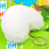Llavero de Felpa con Forma de Corazón de Amor de Moda Colgante para Bolso de Pareja Coche Actividades Pila Regalos Pequeños