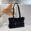 Bolso Vintage de Gamuza para Mujer, Gran Capacidad, Nuevo 2026 Otoño/Invierno Versátil Bolso de Hombro para el Trabajo y los Viajes, Bolso Tote