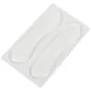 Adesivo de Salto Plano em Forma de Lua Adesivo de Silicone Transparente para Calcanhar Palmilhas Unissex Adesivo Anti-desgaste para Calcanhar