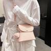 Bolsa de Ombro Moda Estilo Coreano Feminina 2025 Nova Primavera Simples Casual Bolsa Texturizada Personalizada Bolsa Transversal Bolsa Saco