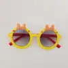 Gafas infantiles al por mayor moda para niñas gafas de sol para bebé lazo bonito geniales infantiles personalidad simple masculino lindo bebé
