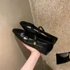 Primer Encuentro Ji Francés Suave Plata Tacón Oculto Boca Baja Zapatos de Salón para Mujer Zapatos Mary Jane de Hebilla Única Zapatos Pequeños de Cuero