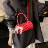 2026 Nova Bolsa de Mão de Verão Coreana Pequena Bolsa Tote para Mulheres de Alto Padrão Bolso Almofada de Bolinhas Nicho Bolsa de Ombro Único Transversal