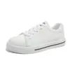 Zapatos blancos zapatos de mujer 2025 primavera y otoño nuevos versión coreana de zapatillas planas combinables para mujer zapatillas deportivas casuales de moda