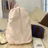 Mochila Nueva Fresca y Dulce de Colores Caramelo Estilo Japonés de Alto Valor Estético con Lazo para Estudiantes de Secundaria y Preparatoria, Bolso Ligero de Doble Hombro